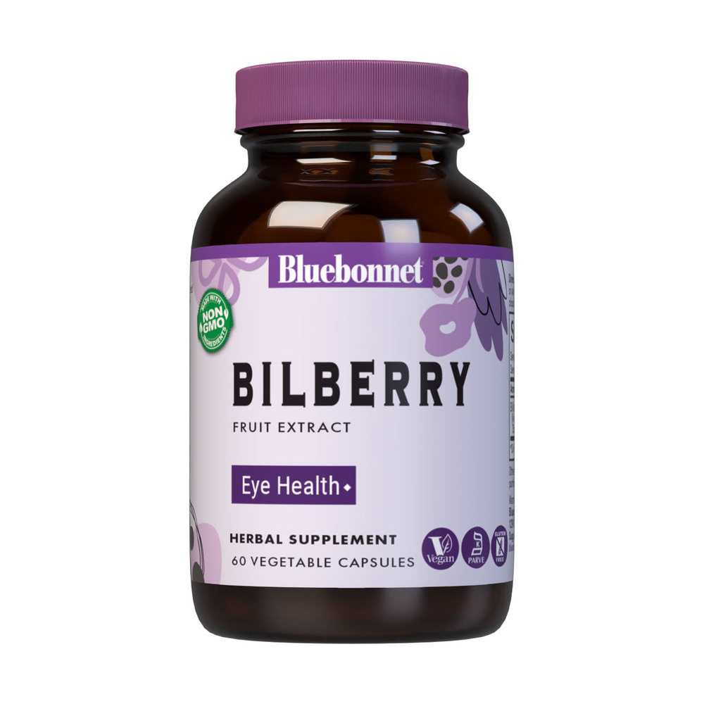 Bluebonnet Nutrition Bilberry Fruit Extract 60 Caps