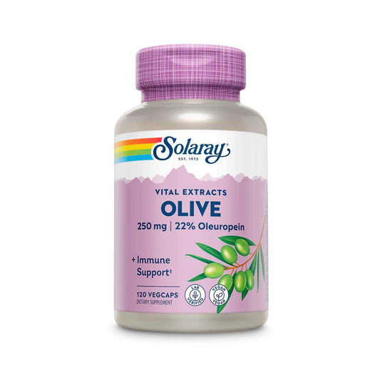 Solaray Olive Leaf Extract 22%, 250mg 120 Caps
