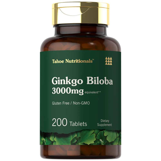Tahoe Nutritionals Ginkgo Biloba 3000mg | 200 Tablets
