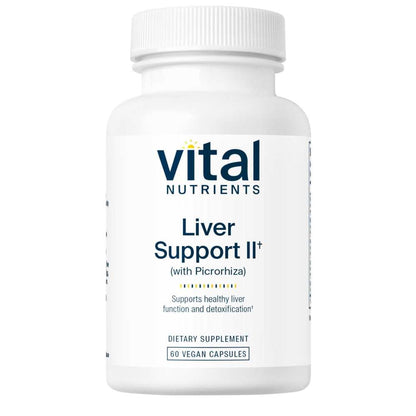 Vital Nutrients Liver Support Ii (with Picrorhiza) 60 Caps
