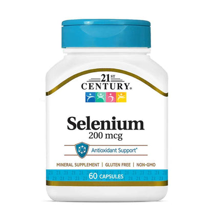 21st Century Selenium 200 Mcg 60 Caps
