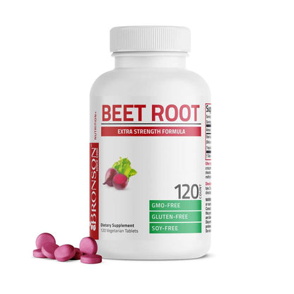 Bronson Vitamins Beet Root Extra Strength - 2,000 Mg 120 Tabs