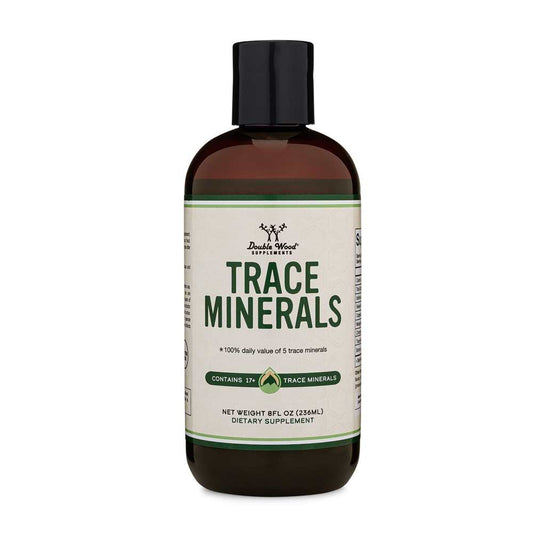 Double Wood Supplements – Trace Minerals Liquid | 100% Dv of 5 Core Minerals | 236 M L