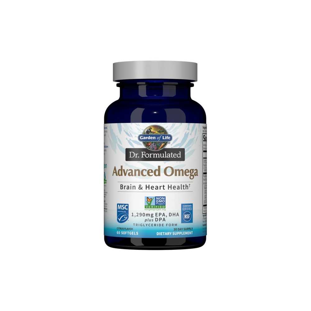 Garden of Life Dr. Formulated Advanced Omega 60 Softgels