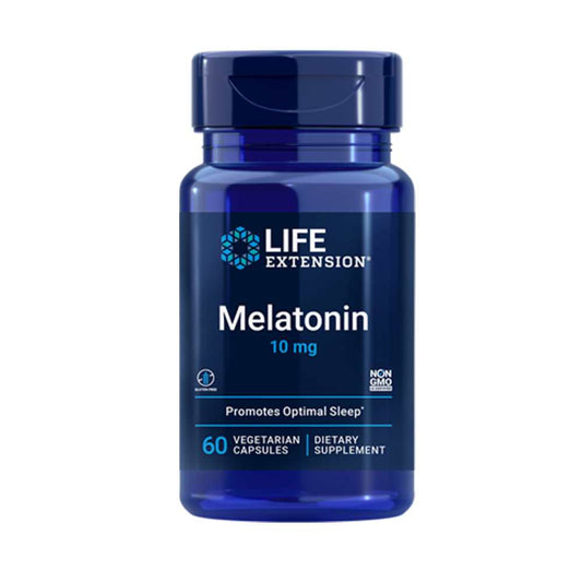Life Extension Melatonin 10 Mg, 60 Vegetarian Capsules
