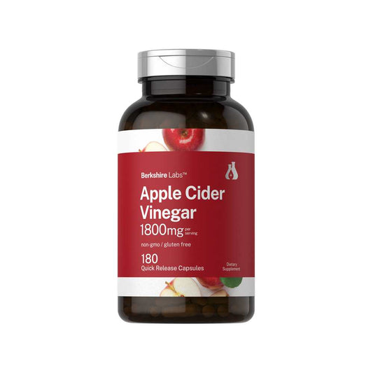 Horbäach Apple Cider Vinegar 1800mg per Serving | 180 Capsules