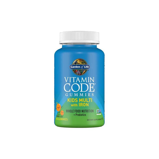 Garden of Life Vitamin Code Kids Multi Plus Iron 90 Gummies