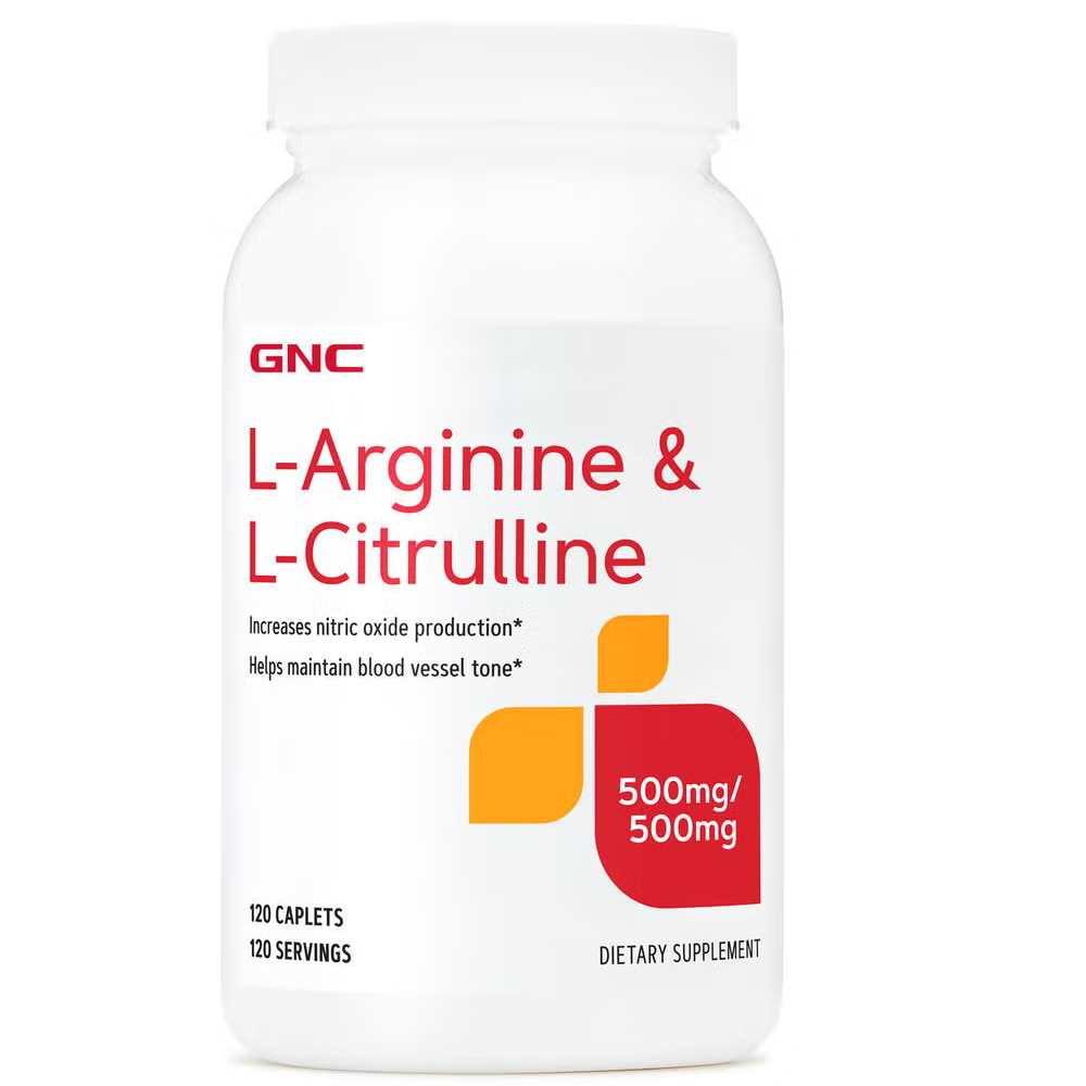Gnc L-Arginine & L-Citrulline 500 Mg / 500 Mg - 120 Caplets