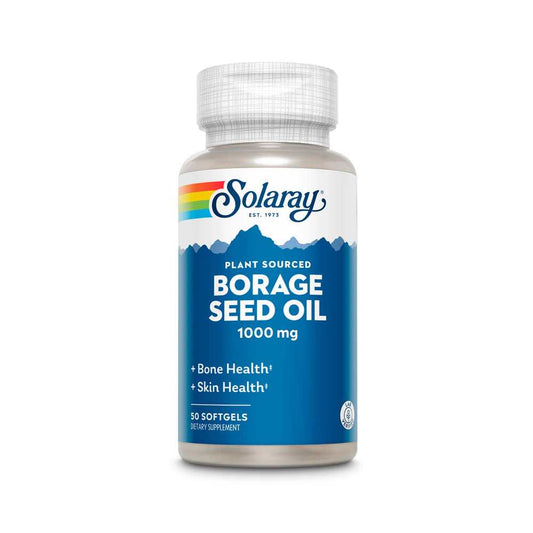 Solaray Borage Seed Oil Gla 1000mg 50 Softgels