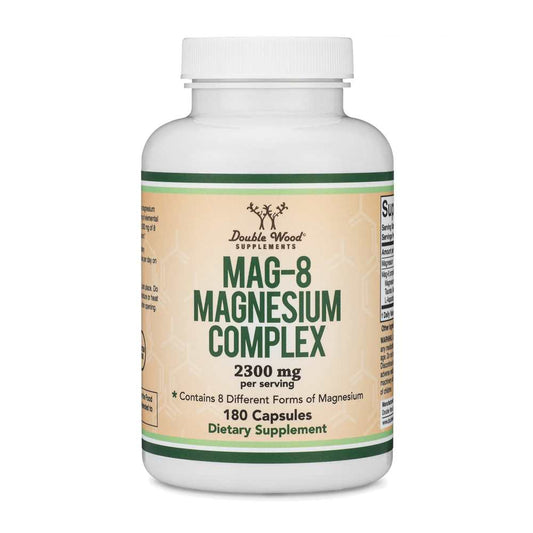 Mag-8 Magnesium Complex by Double Wood – 2300 Mg – 180 Caps