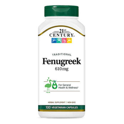 21st Century Fenugreek 610 Mg Traditional 100 Caps