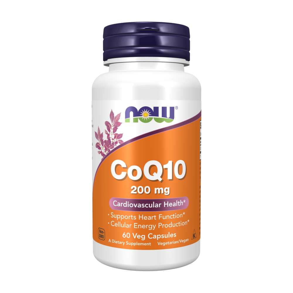 Now Foods Co Q10 200 Mg – Cardiovascular & Heart Health – 60 Veg Capsules