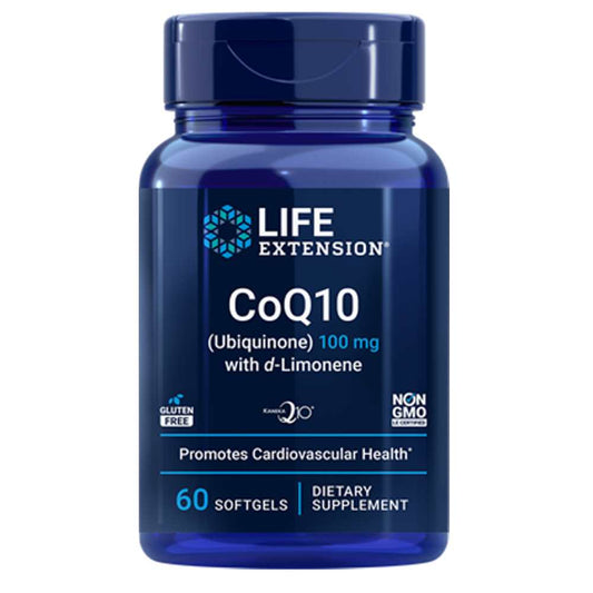 Life Extension Co Q10 (ubiquinone) with D-Limonene 100 Mg – 60 Softgels