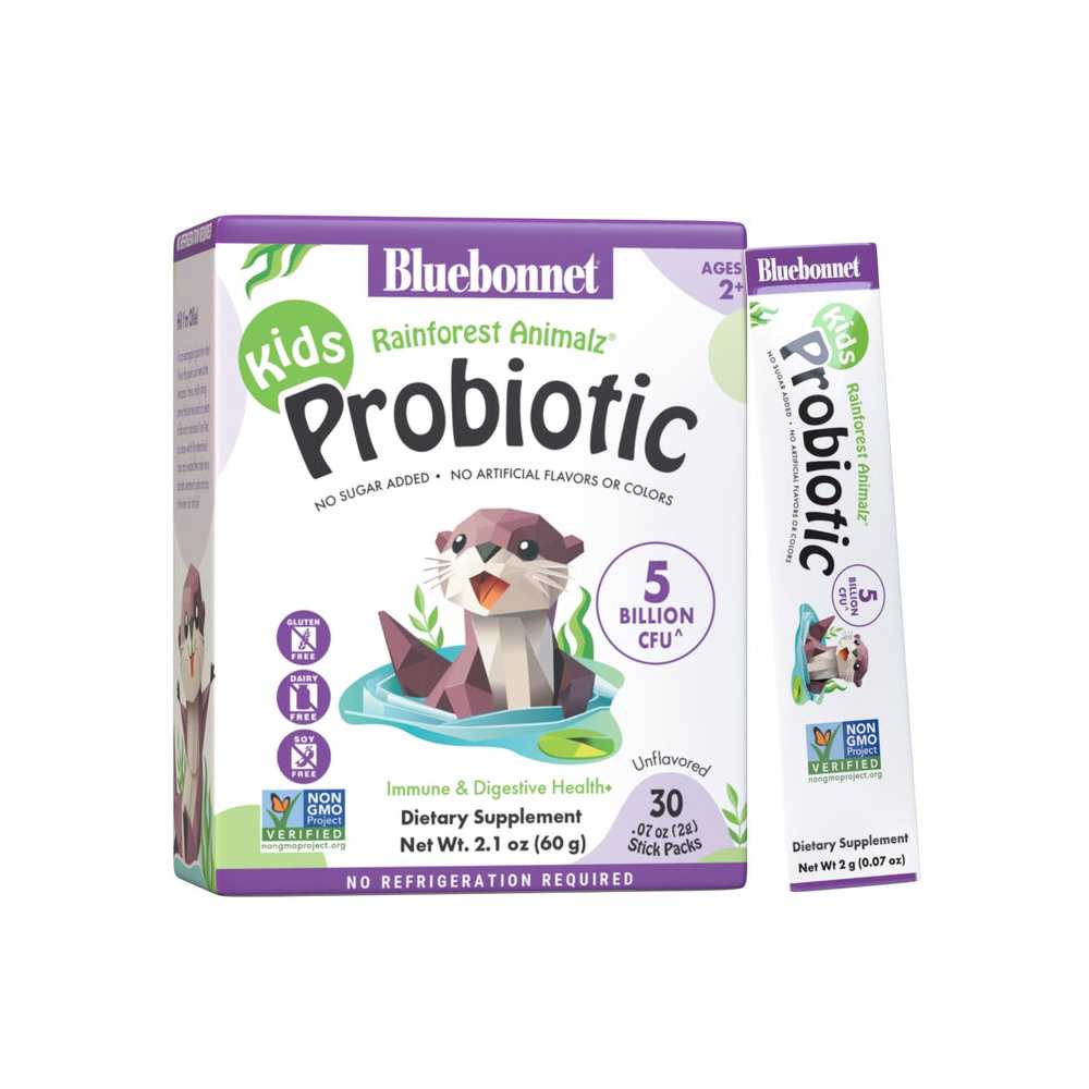 Bluebonnet Nutrition Rainforest Animalz® Kids Probiotic 60g