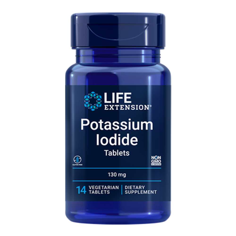 Life Extension Potassium Iodide 130 Mg, 14 Vegetarian Tablets
