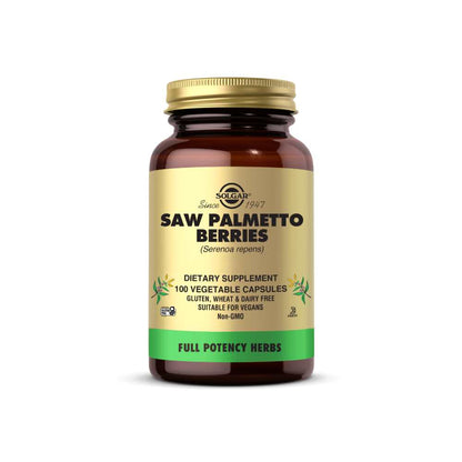 Solgar Fp Saw Palmetto Berries 100 Vegetable Capsules
