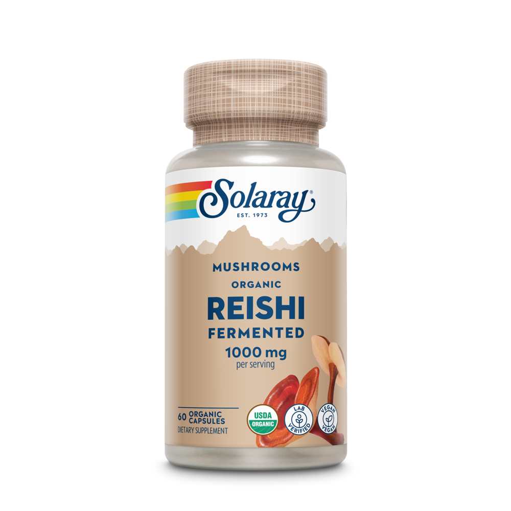Solaray Fermented Reishi Mushroom 1000mg 60 Caps
