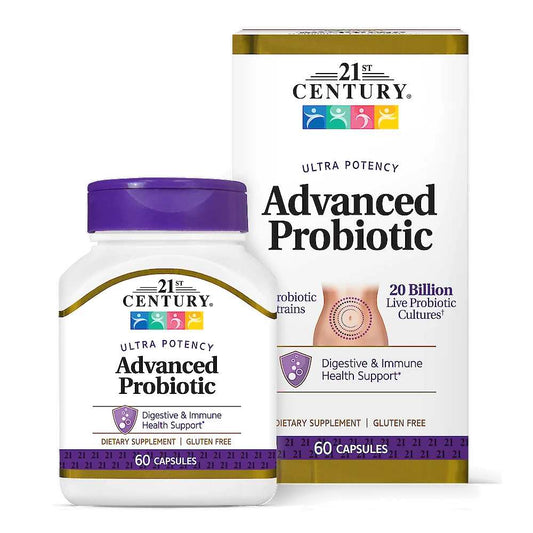 21st Century Advanced Probiotic Ultra Potency 60 Caps