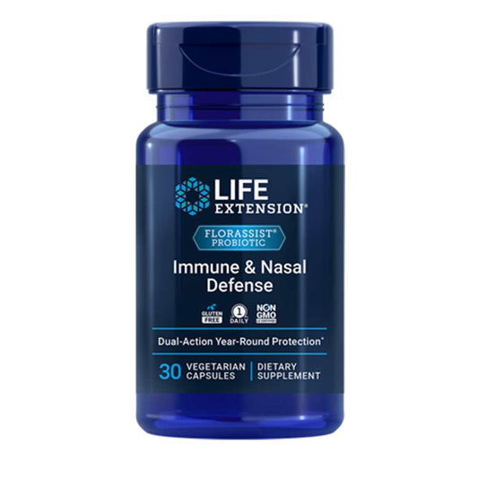 Life Extension Florassist® Probiotic Immune & Nasal Defense – 30 Vegetarian Capsules