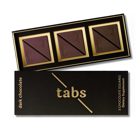 Dark Chocolate Tabs – 3 Chocolate Squares