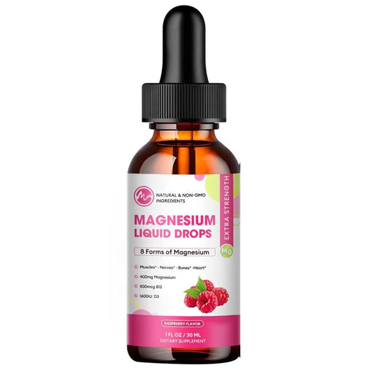 M Inch Magnesium Liquid Drops – 8-In-1 Magnesium Complex 400mg 30ml