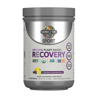 Garden of Life Sport Organic Plant-Based Recovery Blackberry Lemonade 446g Powder
