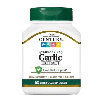 21st Century Garlic Extract Standardized 60 Tabs
