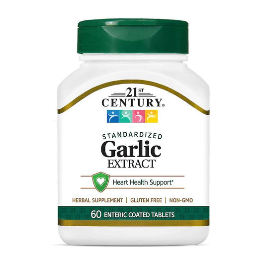 21st Century Garlic Extract Standardized 60 Tabs