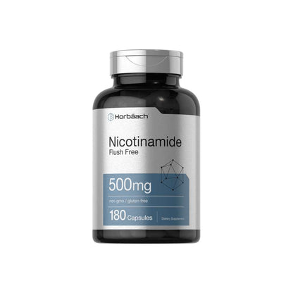 Horbäach Nicotinamide 500mg | 180 Capsules