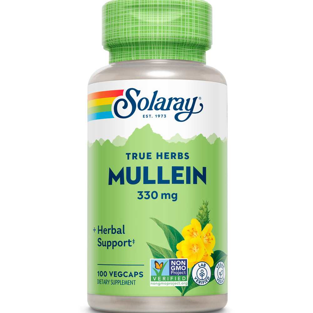 Solaray Mullein Leaf 330mg 100 Caps