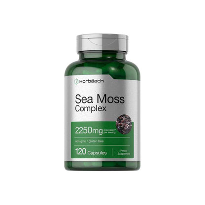 Horbäach Sea Moss Complex 2250mg per Serving | 120 Capsules