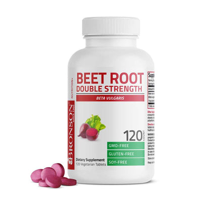 Bronson Vitamins Beet Root Double Strength 120 Tabs
