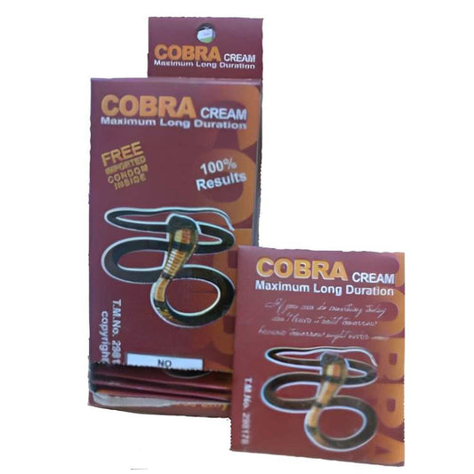 Cobra Cream – Maximum Long Duration, Imported 100% Results