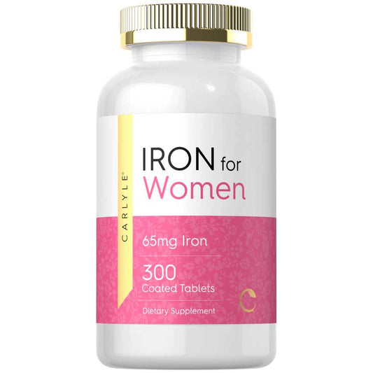 Carlyle Nutritionals Iron for Women 65mg | 300 Tablets