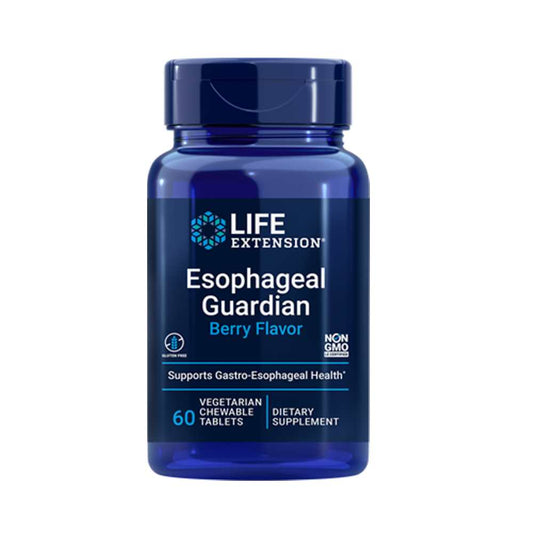 Life Extension Esophageal Guardian (berry) – 60 Vegetarian Chewable Tablets