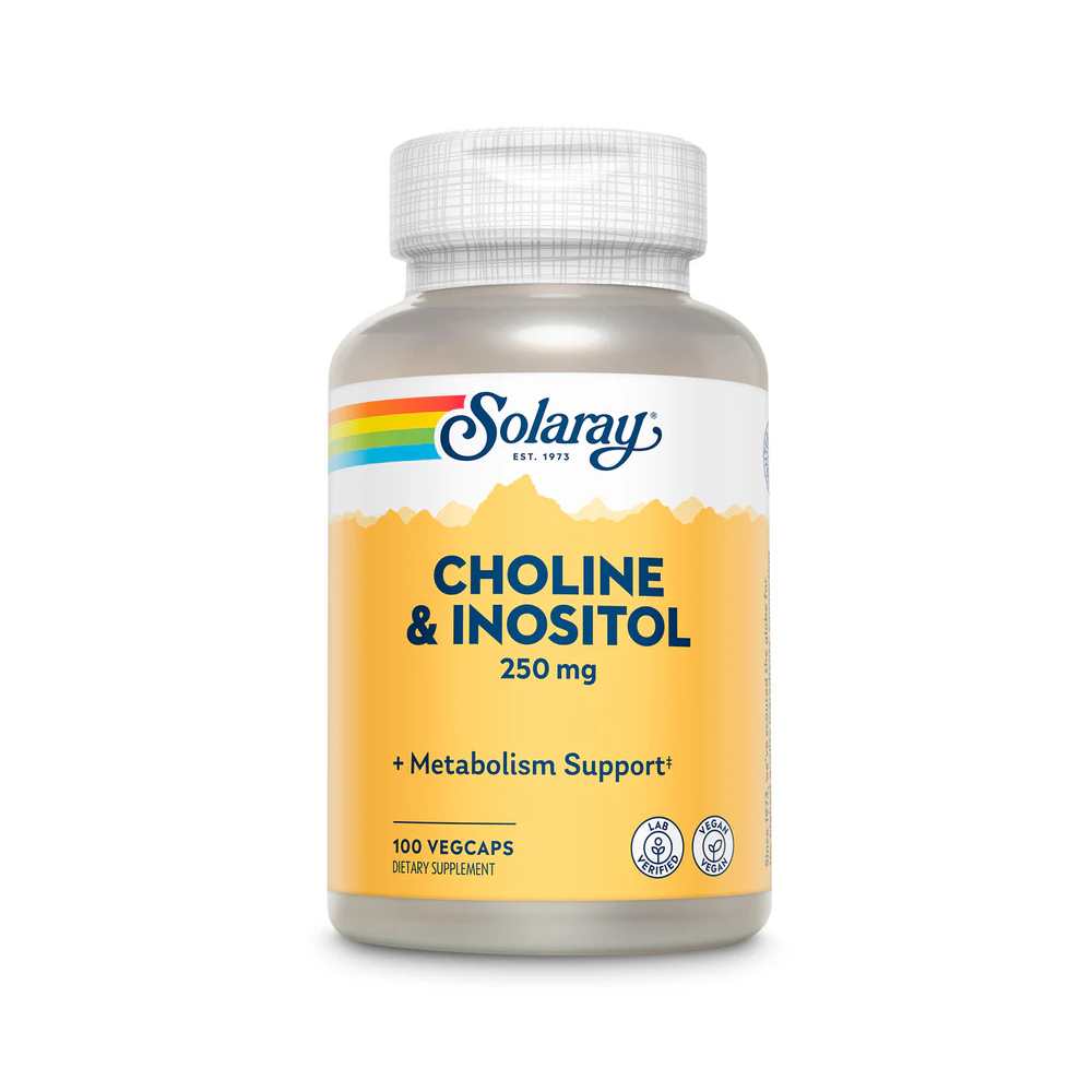 Solaray Choline & Inositol 250mg 100 Caps