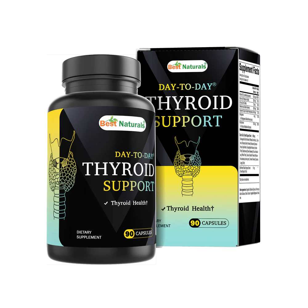Best Naturals Thyroid Support Supplement, 90 Vegetable Capsules