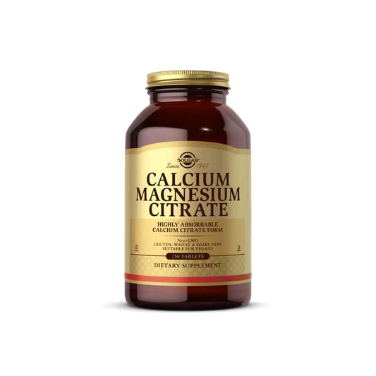 Solgar Calcium Magnesium Citrate 250 Tablets