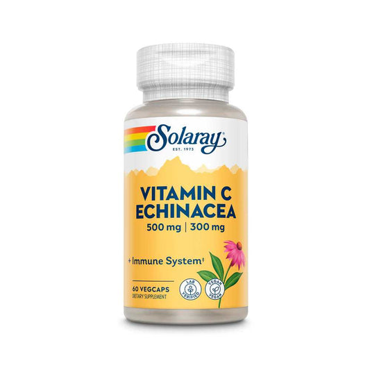 Solaray Vitamin C & Echinacea 60 Caps