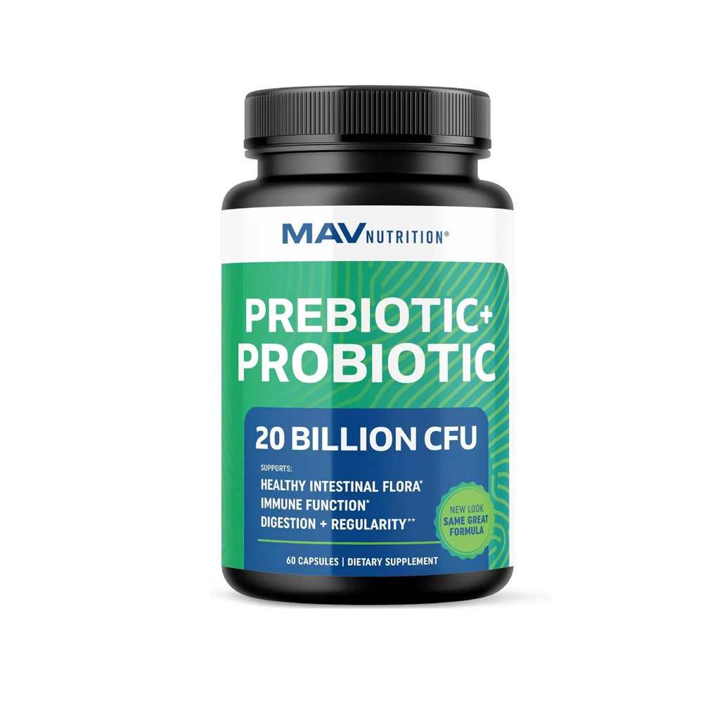 Mav Nutrition Prebiotic + Probiotic, 60 Capsules