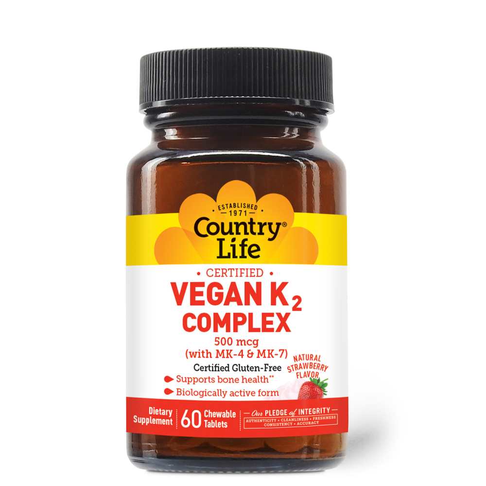 Country Life Vegan K2 Complex 60 Tabs
