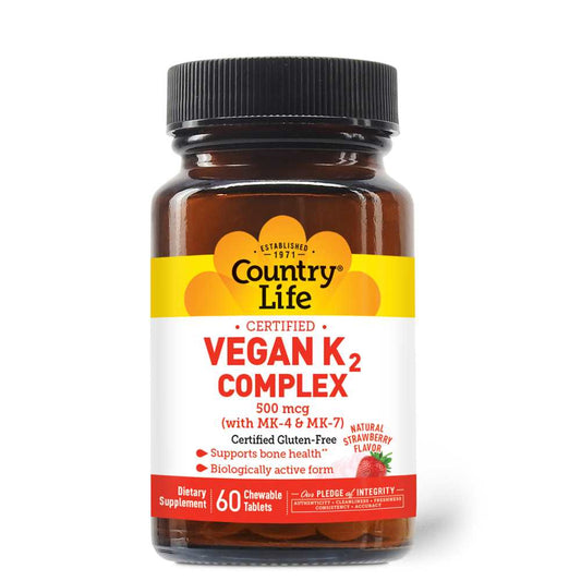 Country Life Vegan K2 Complex 60 Tabs
