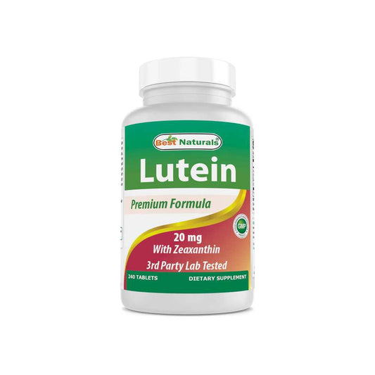 Best Naturals Lutein 20 mg with Zeaxanthin- 240 Tablets