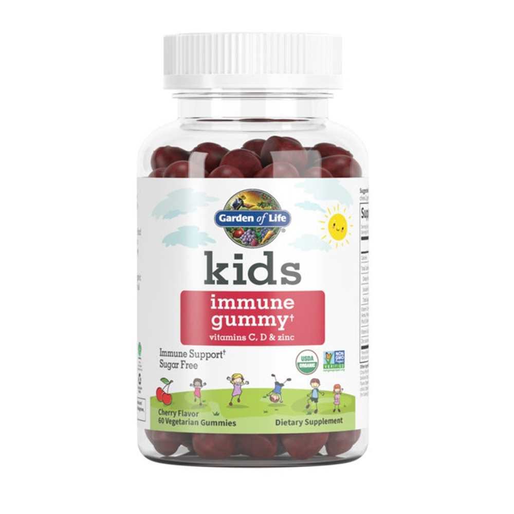 Garden of Life Organic Kids Immune Gummy† Cherry Flavor 60ct