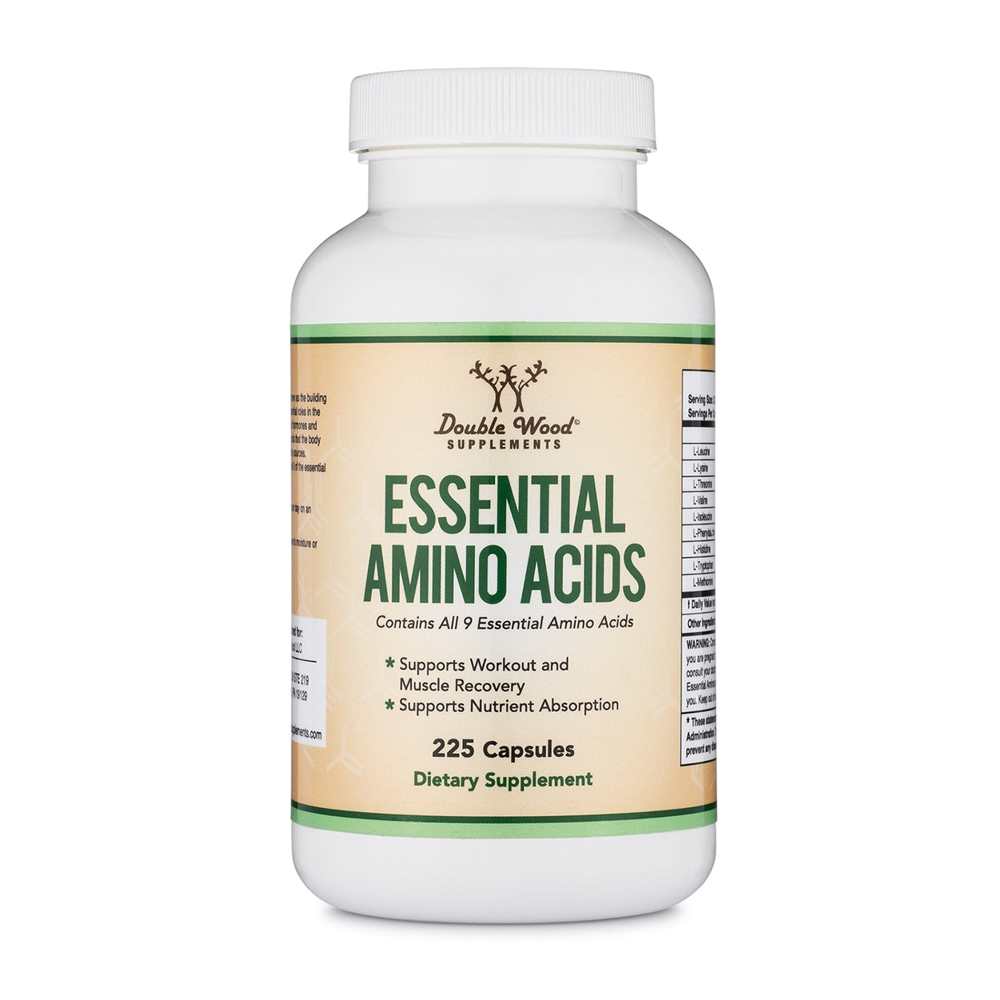Double Wood Essential Amino Acids – 225 Capsules