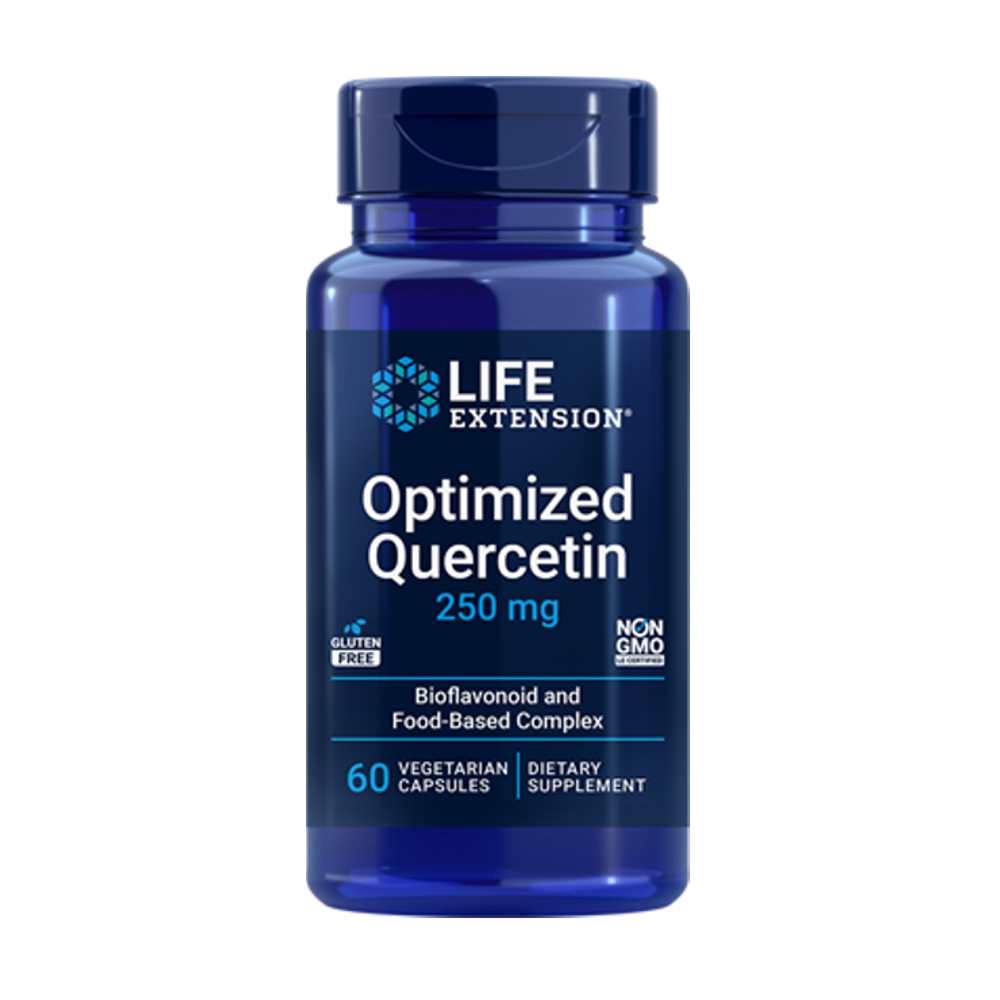 Life Extension Optimized Quercetin 250 Mg, 60 Vegetarian Capsules