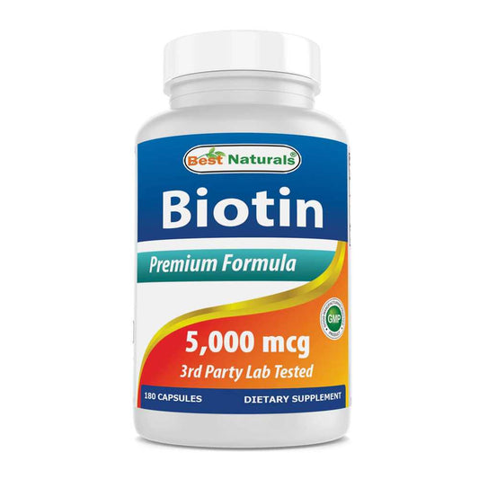 Best Naturals Biotin 5 mg 180 capsules