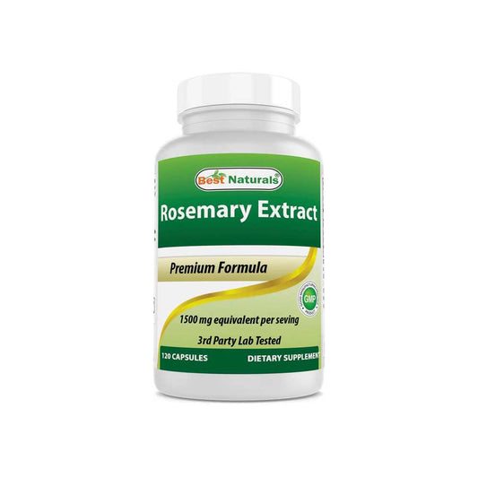 Best Naturals Rosemary Extract 1500 mg Equivalent Per Serving- 120 Capsules