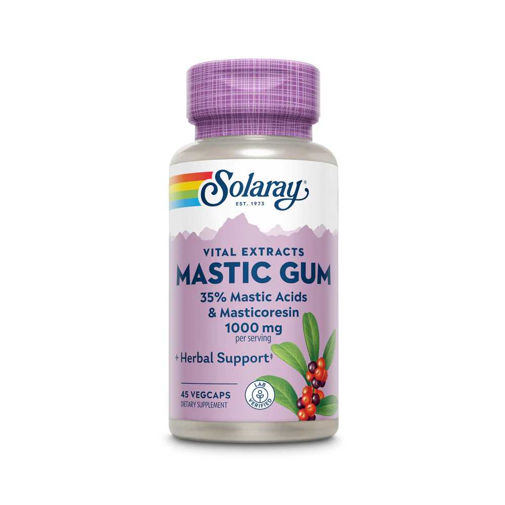 Solaray Mastic Gum Extract 1000mg 45 Caps