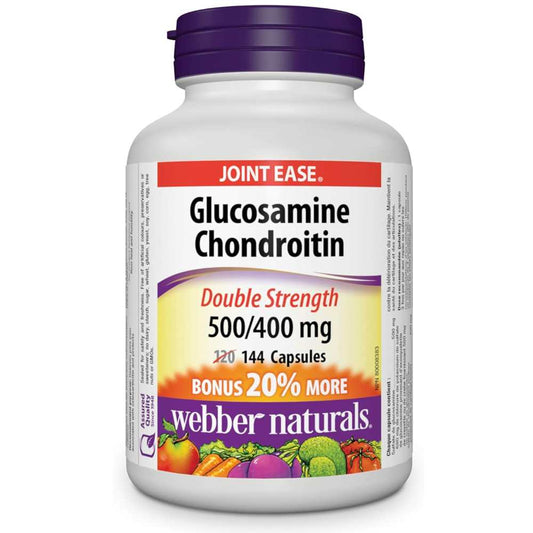 Joint Support Formula – Glucosamine 500mg & Chondroitin 400mg – Webber Naturals
